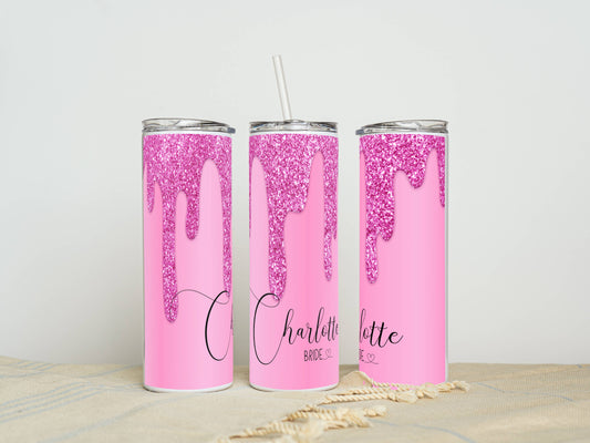 Custom Tumbler, Flower Tumbler, Custom Name Cup,Birthday Gift, Mother's Day Gift for her, Bridesmaid Gift Ideas,Bridesmaid Cup, Tumbler Gift