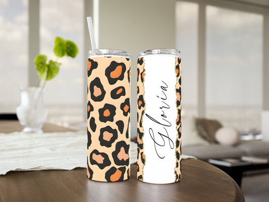 20oz Stainless Steel Tumbler – Insulated Travel Mug with Lid & Straw | Customizable | Hot & Cold Drinkware | Gift for Him, Her, or Kids
