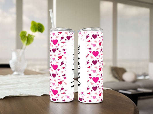 20oz Stainless Steel Tumbler – Insulated Travel Mug with Lid & Straw | Customizable | Hot & Cold Drinkware | Gift for Him, Her, or Kids