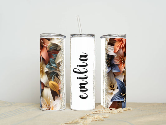 20oz Stainless Steel Tumbler – Insulated Travel Mug with Lid & Straw | Customizable | Hot & Cold Drinkware | Gift for Him, Her, or Kids