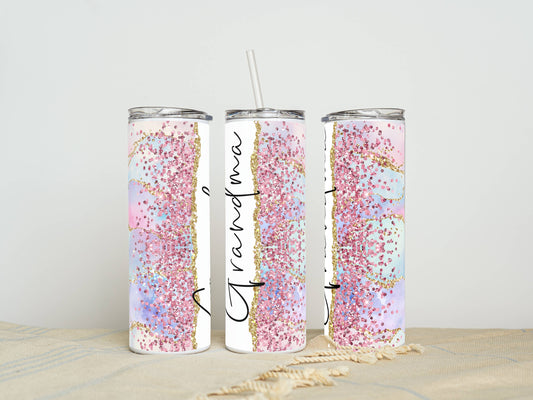 20oz Stainless Steel Tumbler – Insulated Travel Mug with Lid & Straw | Customizable | Hot & Cold Drinkware | Gift for Him, Her, or Kids