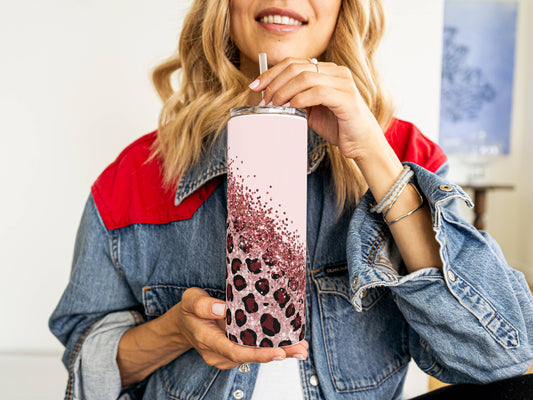 20oz Stainless Steel Tumbler – Insulated Travel Mug with Lid & Straw | Customizable | Hot & Cold Drinkware | Gift for Him, Her, or Kids