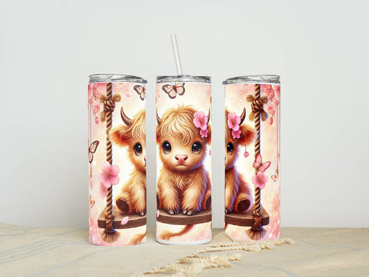 20oz Stainless Steel Tumbler – Insulated Travel Mug with Lid & Straw | Customizable | Hot & Cold Drinkware | Gift for Him, Her, or Kids